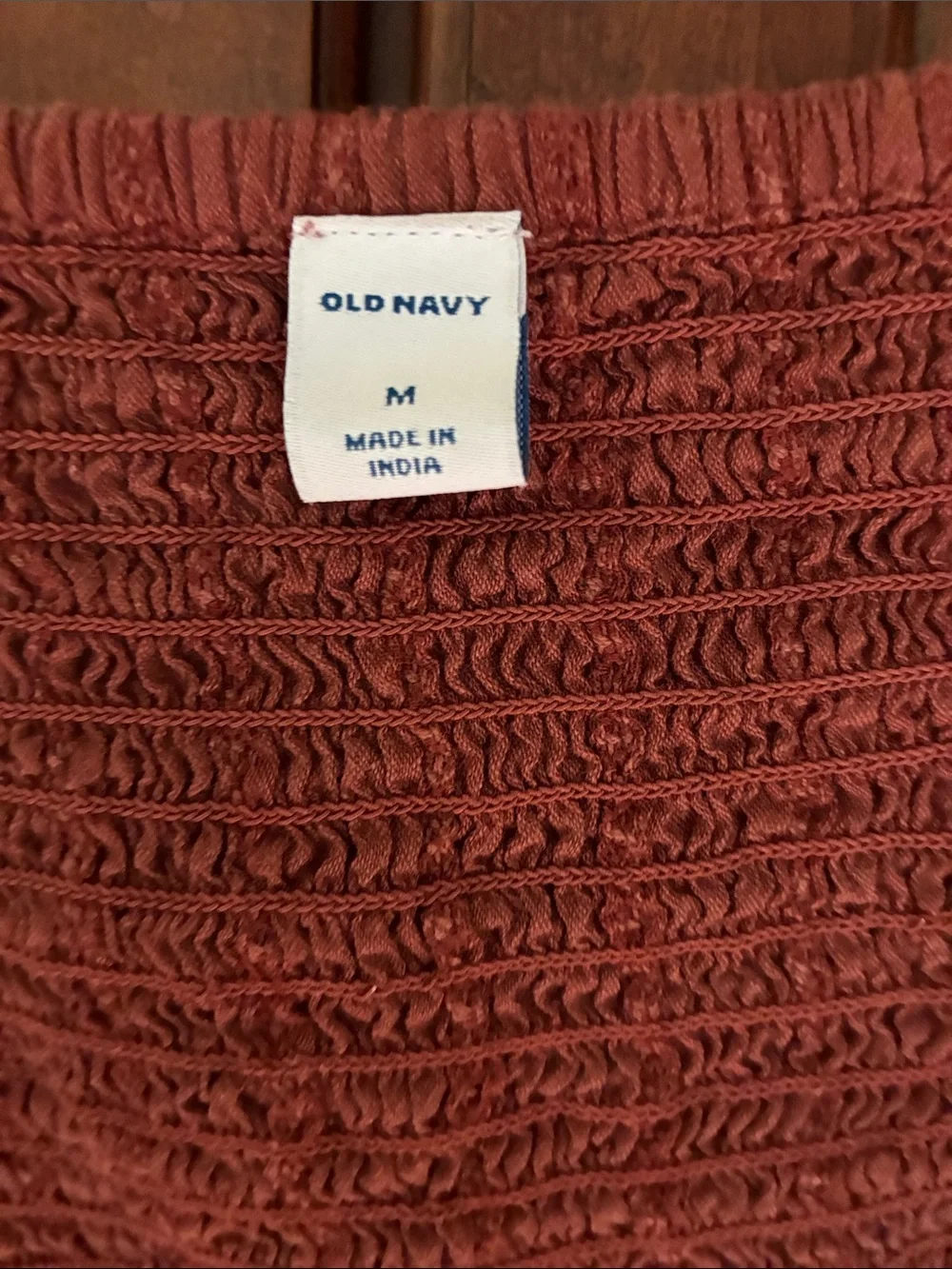 Old Navy Copper/Burnt Orange  Top M